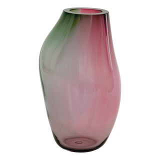Supernova IV Turmalin, Purple Iridescent XL Vase by Simone Lueling for Eloa For Sale