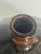 Vintage Studio Pottery Weed Pot Vase, Iron Glaze, Signed, 1979 For Sale - Image 4 of 5
