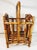 Mid Century Bamboo Magazine Rack Holder Crespi Style For Sale In Fayetteville, AR - Image 6 of 9