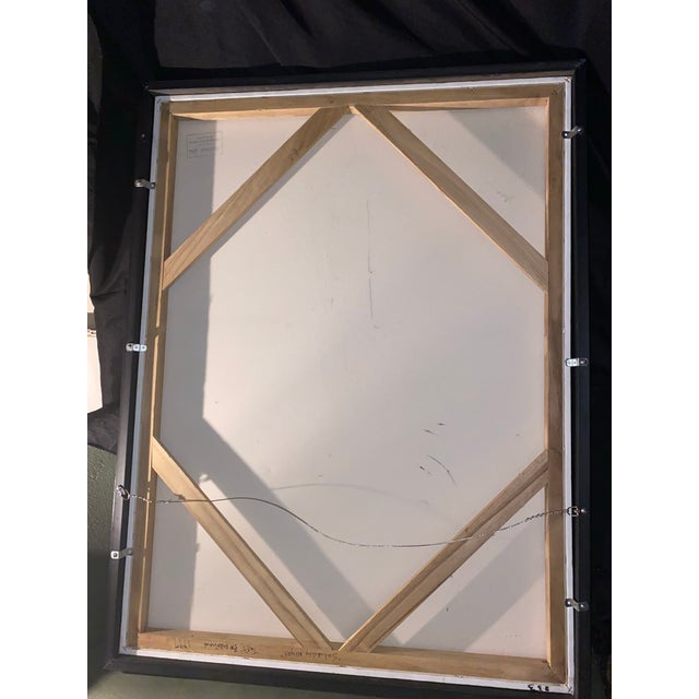 1990s Original Abstract Oil Painting Walter Taft Bradshaw For Sale - Image 12 of 12