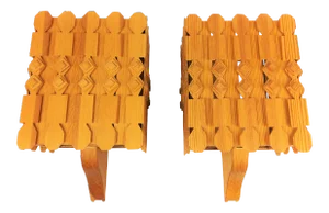 Scandinavian Pine Sconces, 1960s, Set of 2