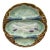 French Majolica Asparagus Plate, Circa 1890 For Sale