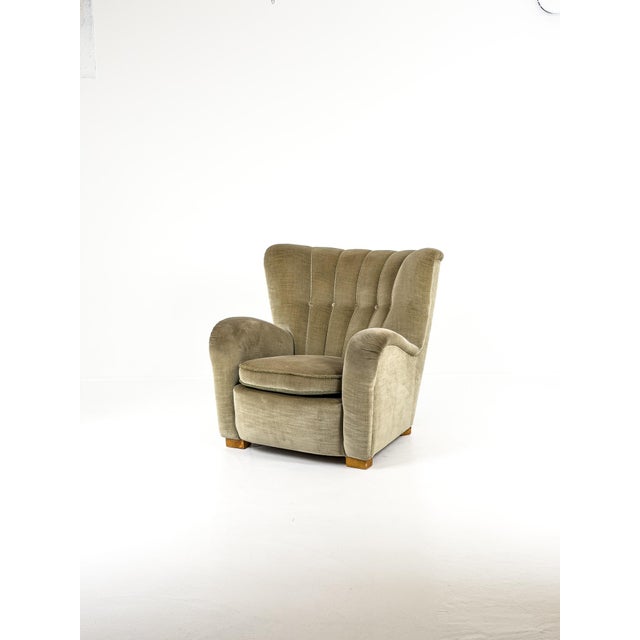 Swedish Modern Easy Chair, Sweden, 1940s For Sale - Image 11 of 11