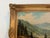 Large VTG Alpine Mountain Landscape Oil Painting European Cabin Framed Signed For Sale - Image 11 of 15