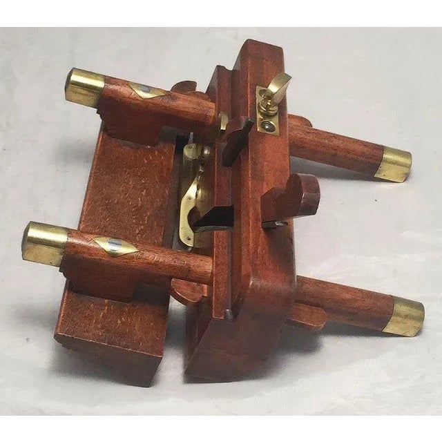 1900 - 1909 English Shipwright's or Carpenter's Sash Fillister Plane by Atkin and Sons For Sale - Image 5 of 13