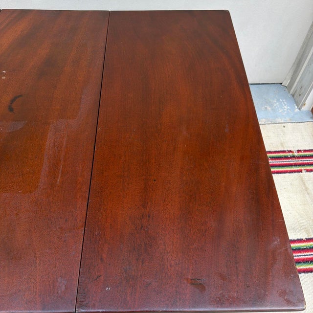 Antique English George III Mahogany Drop-Leaf Side Table, Circa 1760-1780 For Sale - Image 13 of 18