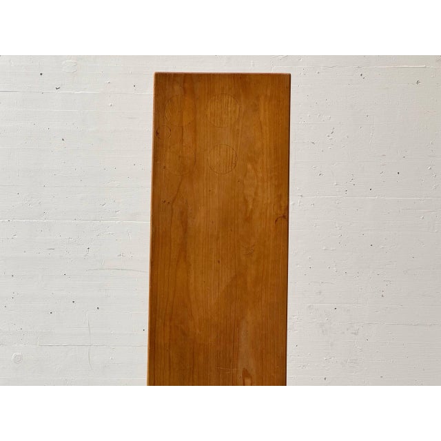 Vintage Wooden Bench with Seat in Beech, 1970s For Sale - Image 9 of 18