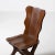 Dutch Brutalist Dining Chairs in Stained Oak, 1970s, Set of 6 For Sale - Image 10 of 12