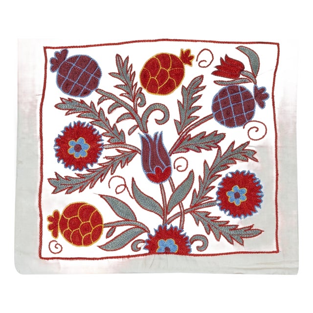 19"x21" Cotton Pillow Cover. Handmade Cushion Cover. Embroidered Lace Pillow For Sale