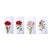 Christmas Floral Embroided Hand Towels - Set of 4 For Sale