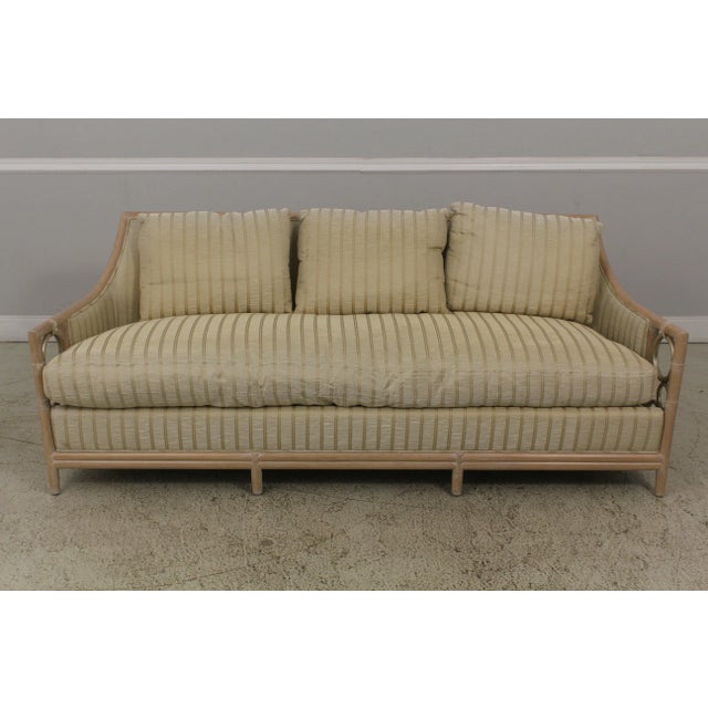 McGuire Modern Bamboo & Rattan Sofa For Sale - Image 13 of 13