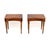 A gorgeous pair of vintage Art Deco Swedish walnut side tables. They were recently imported from Sweden, they date from...
