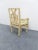 Italian Mid 20th Century Italian Cream Harp Back Chair For Sale - Image 3 of 9