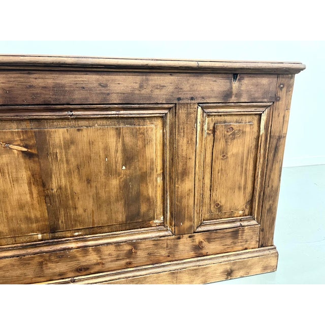 Oak and Pine Trading Counter, 1900s For Sale - Image 14 of 18