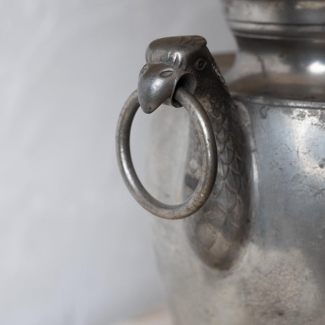 English Pewter Hot Water Urn Lamp, 19th Century For Sale - Image 9 of 9