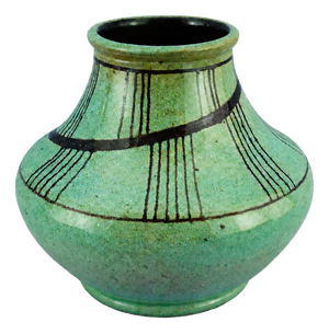Mid-Century Ceramic Vase attributed to Alessio Tasca for Istituto Statale d'Arte, Venice, Italy, 1950s