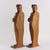 Modern Female Figures in Walnut, 1970s, Set of 2 For Sale - Image 9 of 11
