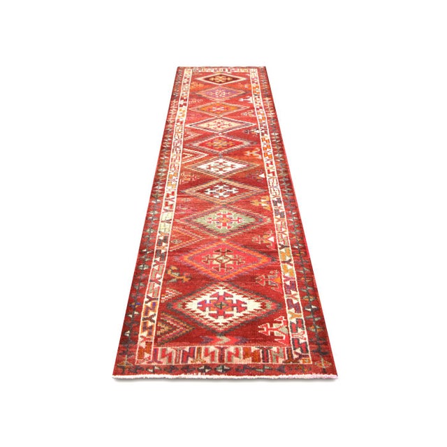 1960s Turkish Oushak Runner For Sale In Los Angeles - Image 6 of 6