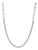14k Gold 4.44 Carats Diamond Tennis Paperclip Chain Necklace by VRJewels For Sale