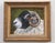 Textile Ram Sheep Portrait English Traditional Realism Impressionism Antique White Sienna Green Original Oil Painting Cleo Plowden For Sale - Image 7 of 9