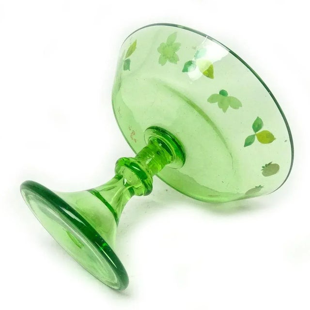 Art Nouveau Uranium Bowl on Stad, Austro-Hungarian Empire, 1900s For Sale - Image 3 of 9