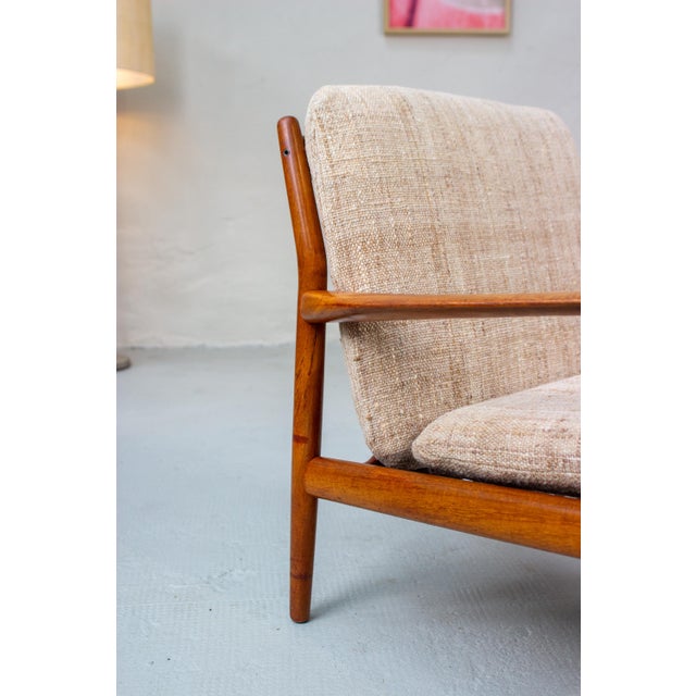 Vintage Danish Teak Easy Chair by Svend Aage Eriksen for Glostrup, 1960s For Sale - Image 14 of 18