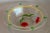 Contemporary Crate & Barrel 1994 Red Poppy Clear Fruit Serving Bowl For Sale - Image 3 of 10