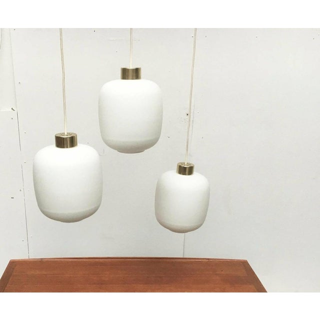 Mid-Century German Balloon Glass Pendant Lamps, 1960s, Set of 3 For Sale - Image 18 of 18