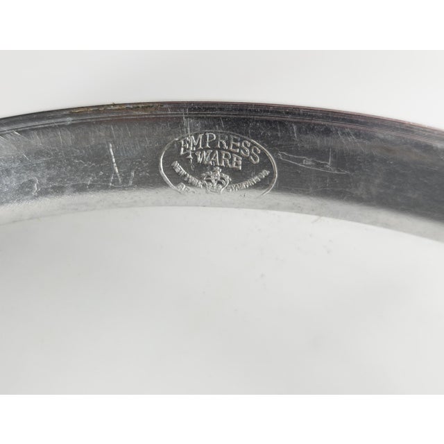 Mid-Century Crome Plated Decorative Serving or Bar Tray For Sale - Image 13 of 13