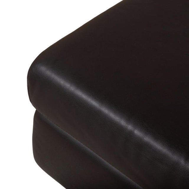 Courage Ottoman in Leather from Ewald Schillig For Sale - Image 4 of 7