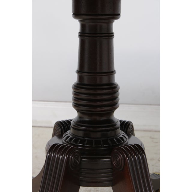 Baker Collectors Edition Banded Mahogany Dining Table For Sale - Image 15 of 16
