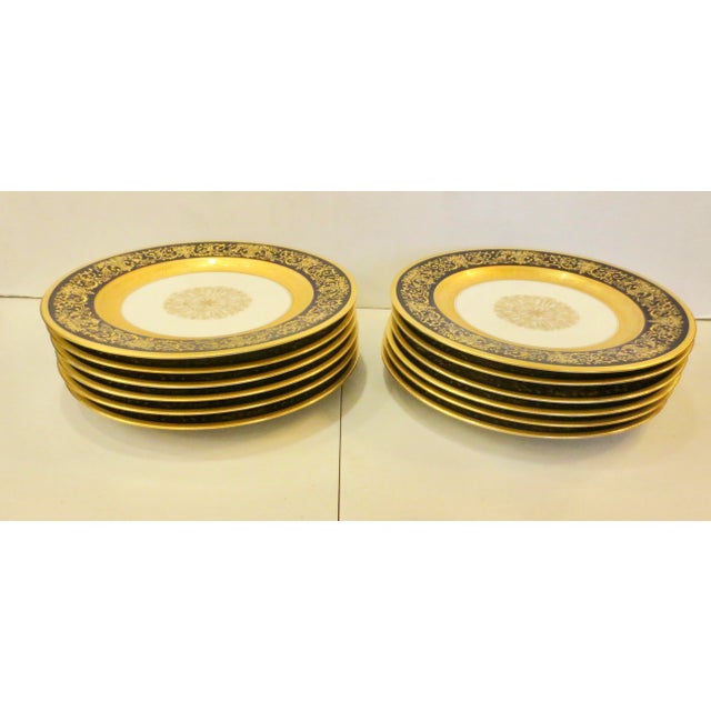 Ceramic Porcelain Black Knight Blk 101 Pattern Set of 12 For Sale - Image 7 of 8