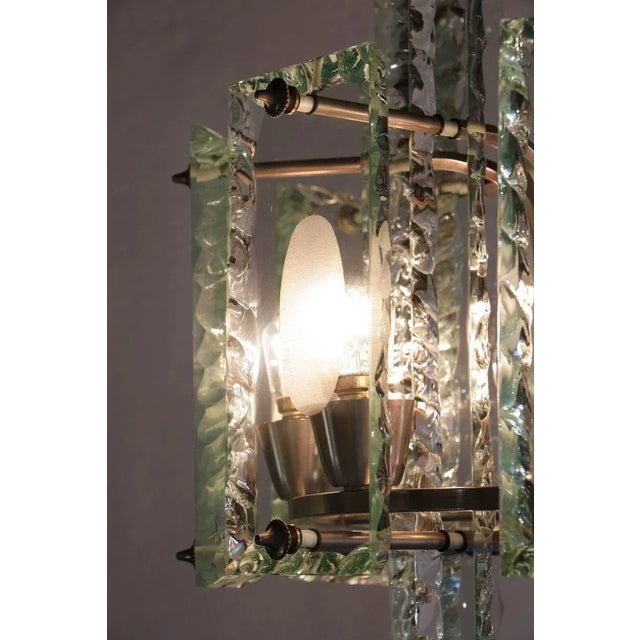 Italian Crystal Chandelier by Zero Quattro, 1960s For Sale - Image 6 of 18