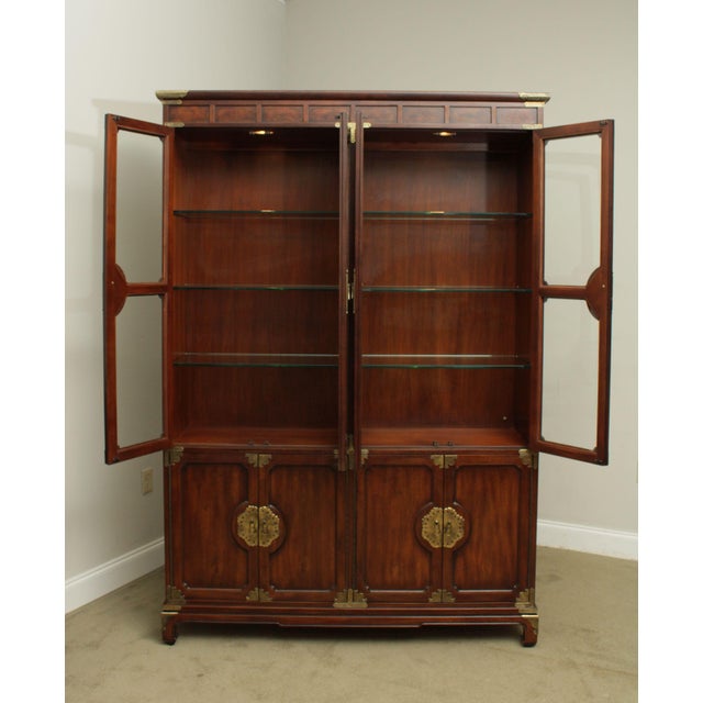 Henredon "Pan Asian" Collection Mahogany China Display Chairish