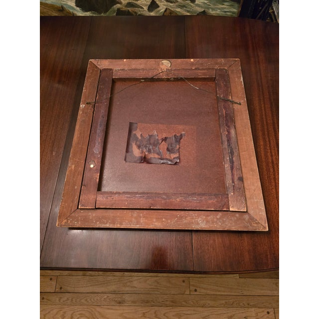 Copper 1930s Pre Mid Century Signed Impressionist Painting Orientalist For Sale - Image 8 of 9