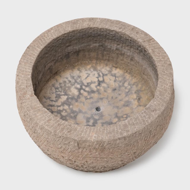 Originally the original fish pond of an interior courtyard or entryway, this low Chinese basin from the mid-19th century...