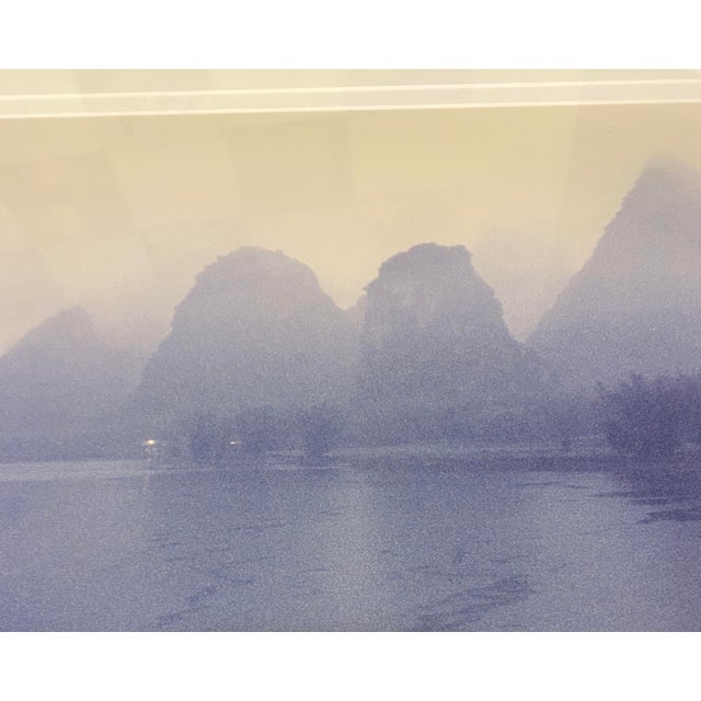 Late 20th Century Large 32" Keith 'Guo Ji' Liang Photograph "Fishing at Night" Signed Limited Edition 7/200 Chinese Photography For Sale In San Francisco - Image 6 of 10
