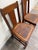 Brown Antique Michigan Chair Company Arts & Crafts Mission Dining Chairs - Pair For Sale - Image 8 of 15
