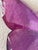 1960s Large Acrylic Purple Butterfly Lamp Finial For Sale - Image 4 of 7