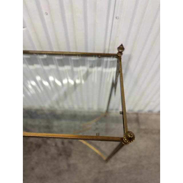 Vintage Neoclassical Style Console Table by Labarge For Sale - Image 9 of 10