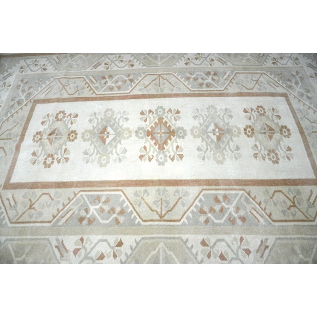 Textile 1960s Vintage Turkish Anatolian Handmade Area Rug For Sale - Image 7 of 11