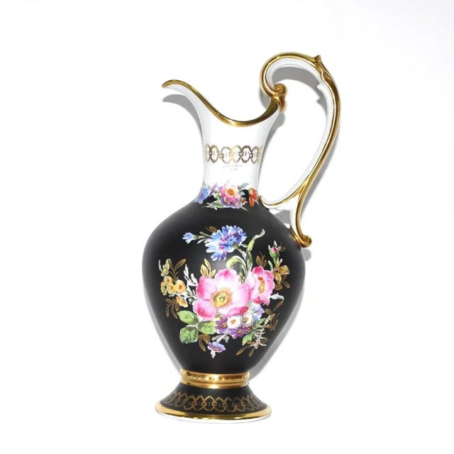 Painted Decor Vase by Limoges, 1960s For Sale - Image 3 of 7