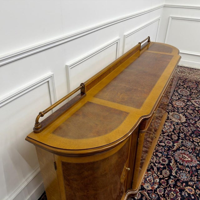Classic Italian Office Cabinet Sideboard For Sale - Image 16 of 18