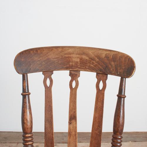 Antique Windsor Farmhouse Kitchen Chair, 1890s For Sale - Image 5 of 8