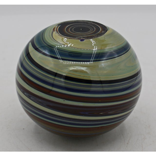 Murano Mid-19th Century Murano "Chalcedony Glass" Paperweight For Sale - Image 4 of 5