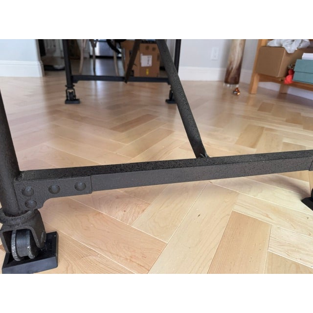2010s Rh Rustic Dining Table For Sale - Image 5 of 5
