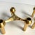 Brass Nagel Candle Holders in Brass a Pair Vintage Mid Century Modern 1960s For Sale - Image 8 of 12
