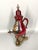 Folk Art Mid 20thC Edeltin Holland Red Tin Faucet Pitcher Set - 2 Pc For Sale - Image 3 of 6