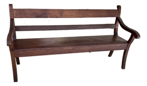 Antique English Oak Bench