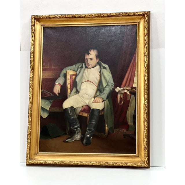Xaver Diblik, Napoleon Bonaparte Portrait, 1950, Painting For Sale - Image 3 of 18